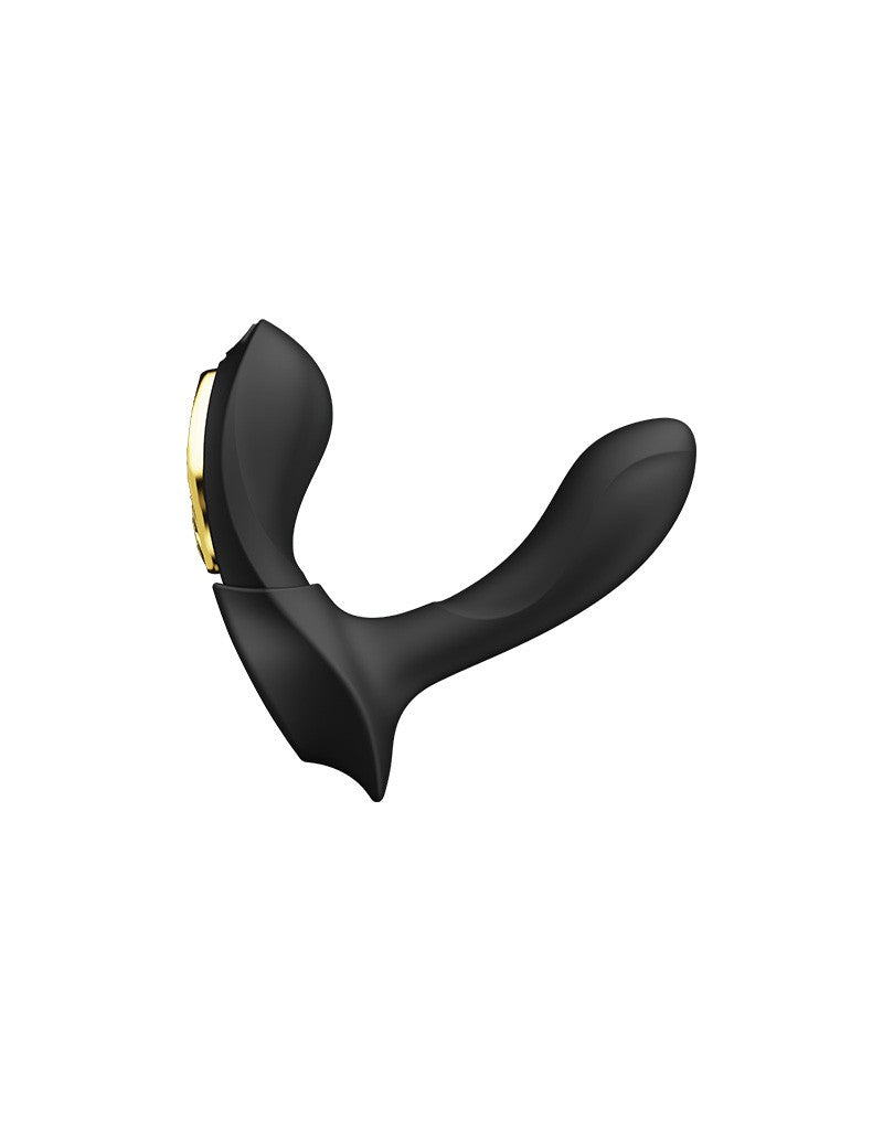 Zalo - Aya - Draagbare Panty Vibrator Met Afstandsbediening - Vibrerend Slipje - Obsidian Zwart