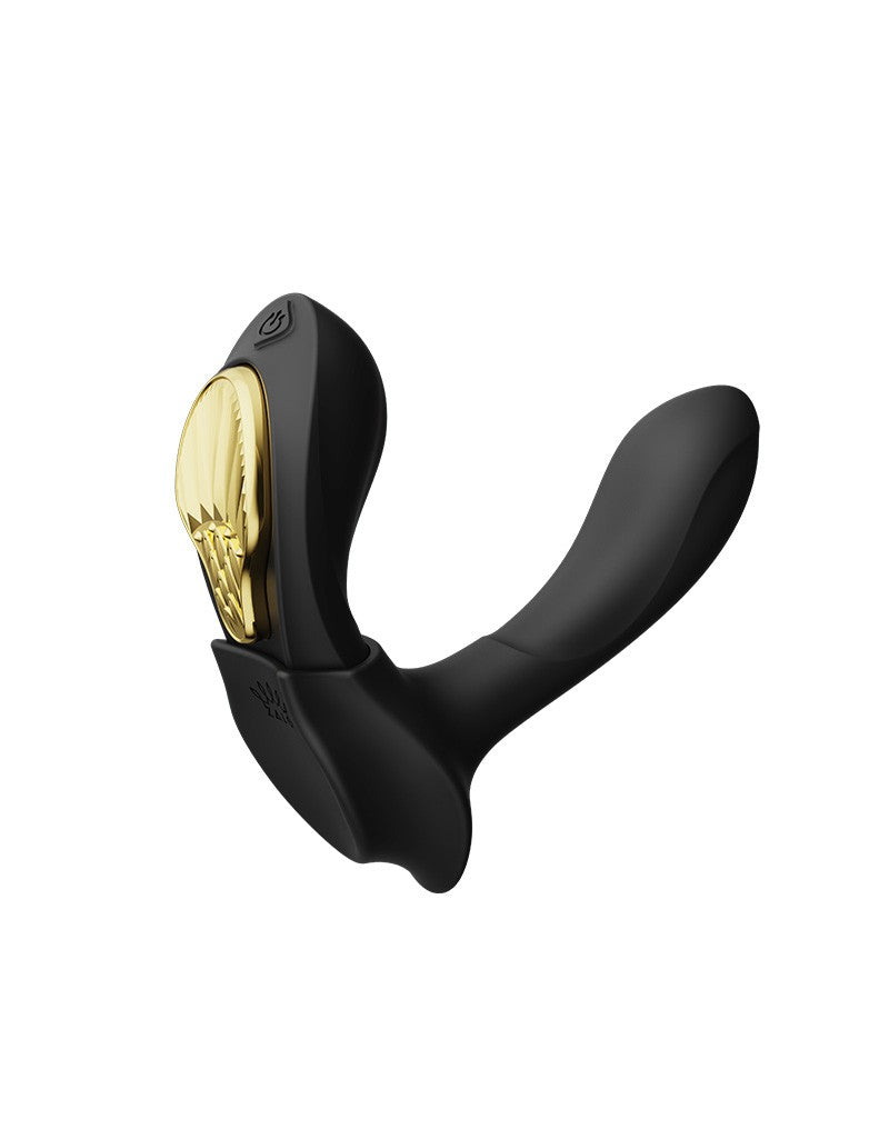 Zalo - Aya - Draagbare Panty Vibrator Met Afstandsbediening - Vibrerend Slipje - Obsidian Zwart