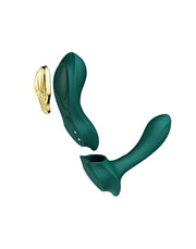 Zalo - Aya - Draagbare Panty Vibrator Met Afstandsbediening - Vibrerend Slipje - Smaragd Groen