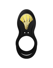 Zalo - Bayek - Vibrerende Cockring & Partner Vibrator Met Afstandsbediening - Obsidian Zwart