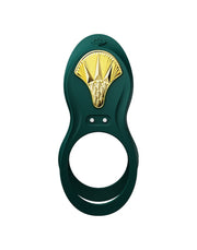 Zalo - Bayek - Vibrerende Cockring & Partner Vibrator Met Afstandsbediening - Smaragdgroen