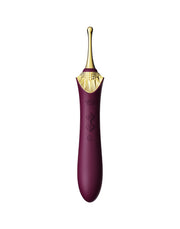 Zalo - Bess 2 - Verwarmde Pinpoint Clitoris Vibrator- Met Extra opzetstukken - Amethyst Paars