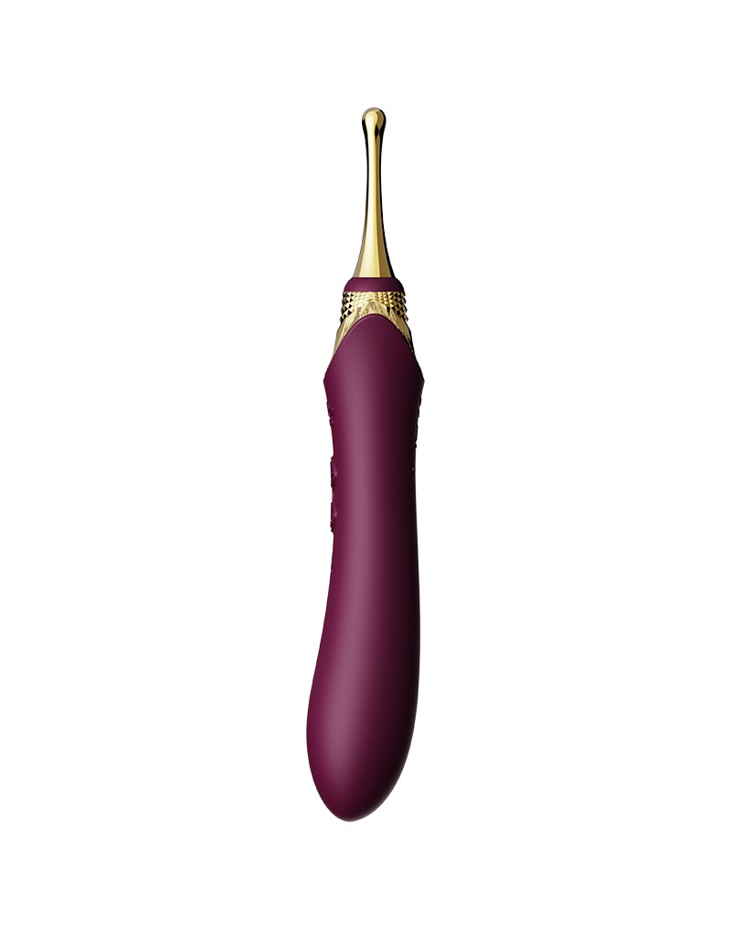 Zalo - Bess 2 - Verwarmde Pinpoint Clitoris Vibrator- Met Extra opzetstukken - Amethyst Paars