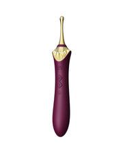 Zalo - Bess 2 - Verwarmde Pinpoint Clitoris Vibrator- Met Extra opzetstukken - Amethyst Paars