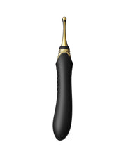 Zalo - Bess 2 - Verwarmde Pinpoint Clitoris Vibrator- Met Extra opzetstukken - Obsidian Zwart