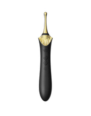Zalo - Bess 2 - Verwarmde Pinpoint Clitoris Vibrator- Met Extra opzetstukken - Obsidian Zwart