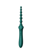 Zalo - Bess 2 - Verwarmde Pinpoint Clitoris Vibrator- Met Extra opzetstukken - Smaragdgroen