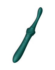 Zalo - Bess 2 - Verwarmde Pinpoint Clitoris Vibrator- Met Extra opzetstukken - Smaragdgroen