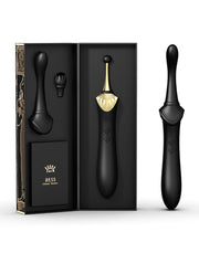 Zalo - Bess - Clitoris Pinpoint Vibrator - Met Extra opzetstukken - Obsidian Zwart