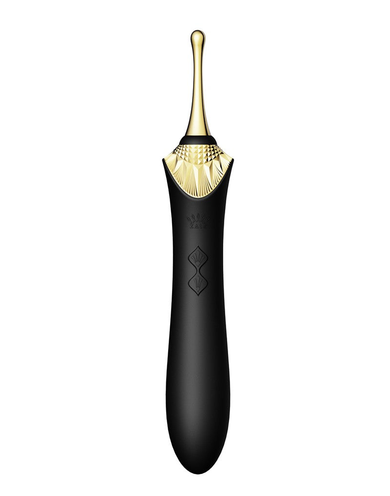 Zalo - Bess - Clitoris Pinpoint Vibrator - Met Extra opzetstukken - Obsidian Zwart