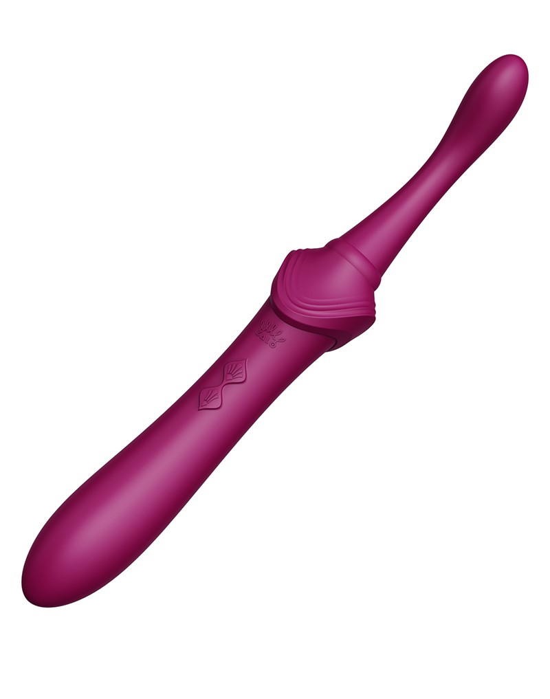 Zalo - Bess - Clitoris Pinpoint Vibrator - Met Extra opzetstukken - Robijn Rood