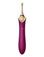 Zalo - Bess - Clitoris Pinpoint Vibrator - Met Extra opzetstukken - Robijn Rood