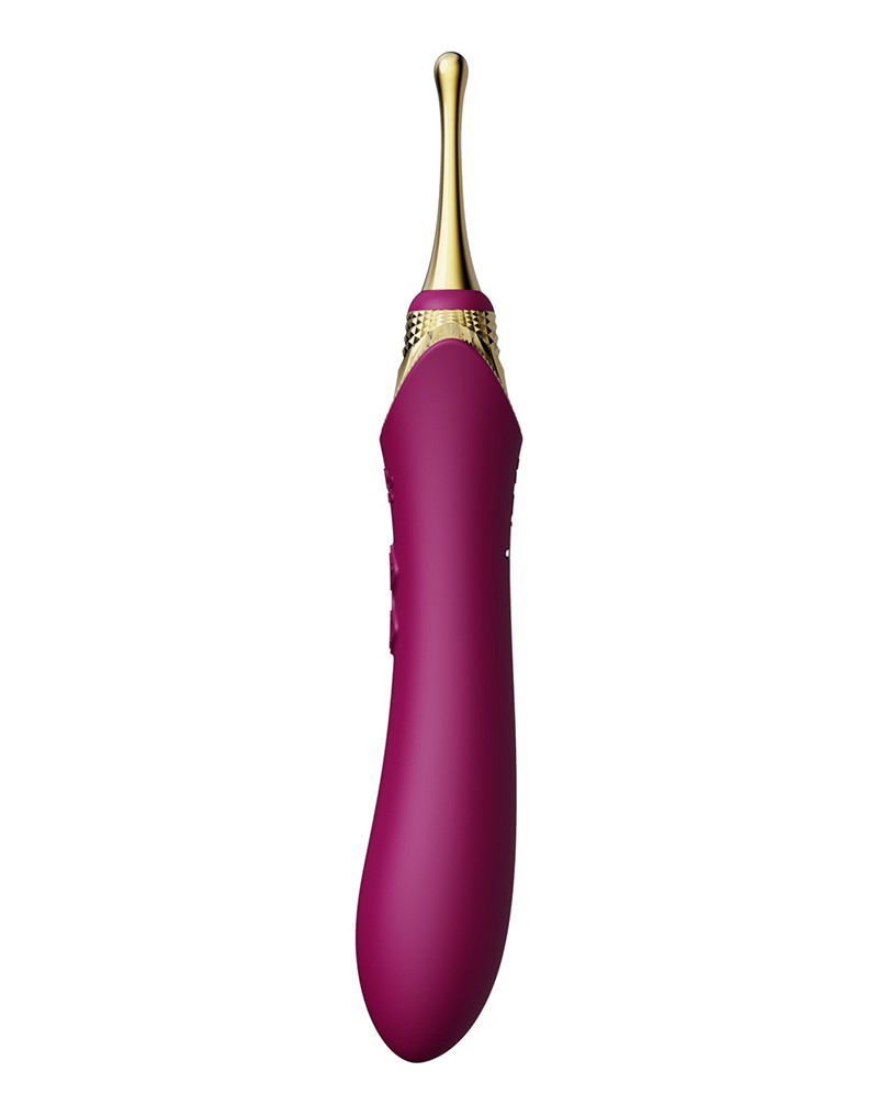 Zalo - Bess - Clitoris Pinpoint Vibrator - Met Extra opzetstukken - Robijn Rood