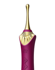 Zalo - Bess - Clitoris Pinpoint Vibrator - Met Extra opzetstukken - Robijn Rood
