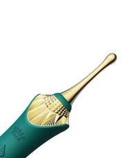 Zalo - Bess - Clitoris Pinpoint Vibrator - Met Extra opzetstukken - Smaragd Groen