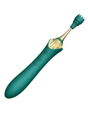 Zalo - Bess - Clitoris Pinpoint Vibrator - Met Extra opzetstukken - Smaragd Groen