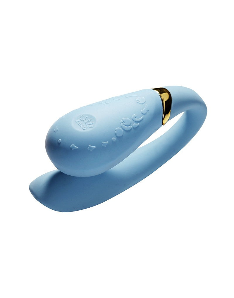 Zalo - Fanfan - Partner Vibrator - Met Afstandsbediening En App Control - Blauw