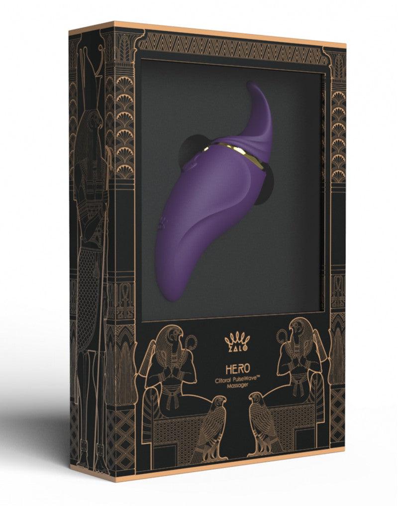 Zalo - Hero - Clitoral Pulsewave Vibrator - Amethyst Paars