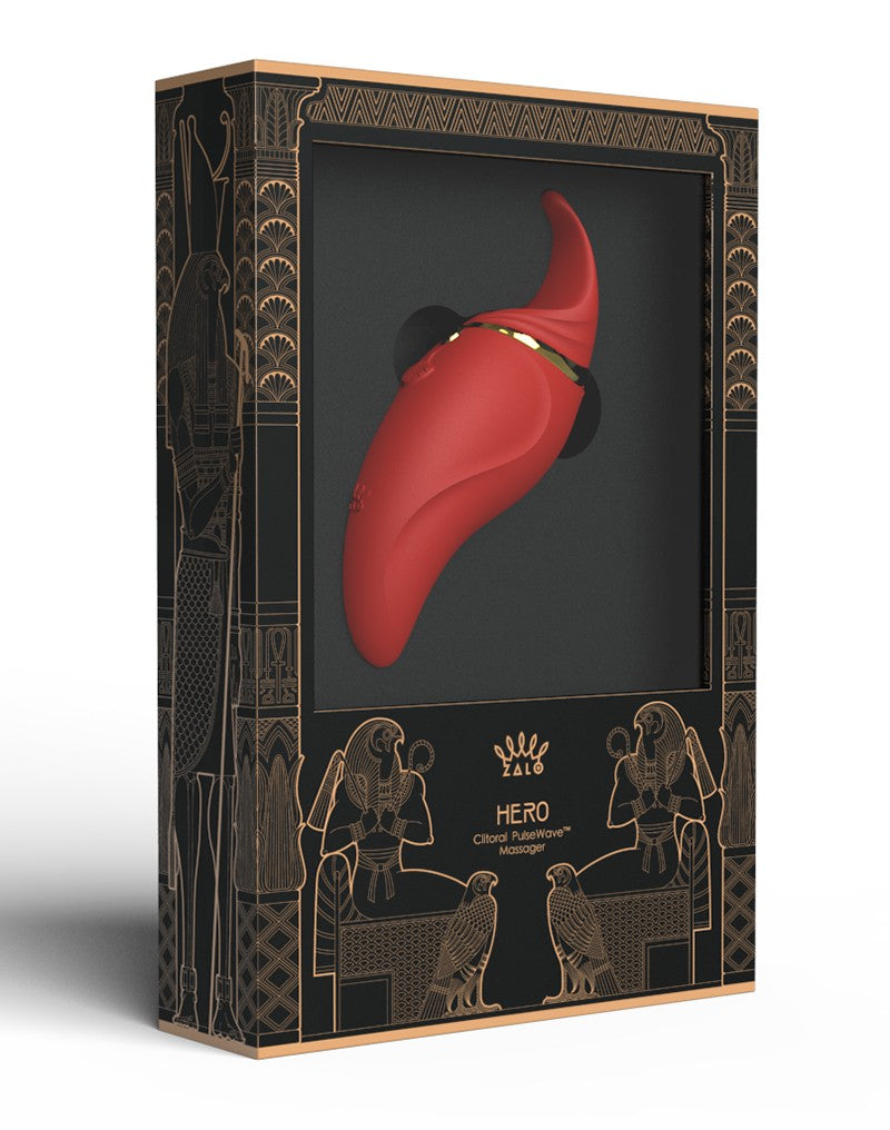 Zalo - Hero - Clitoral Pulsewave Vibrator - Robijn Rood