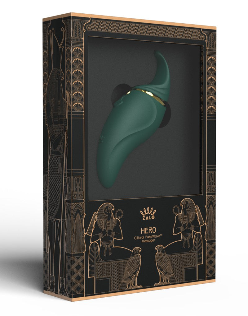 Zalo - Hero - Clitoral Pulsewave Vibrator - Smaragd Groen