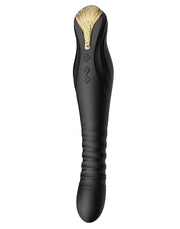 Zalo - King - Stotende Vibrator Met Powerthrust Technologie - Zwart