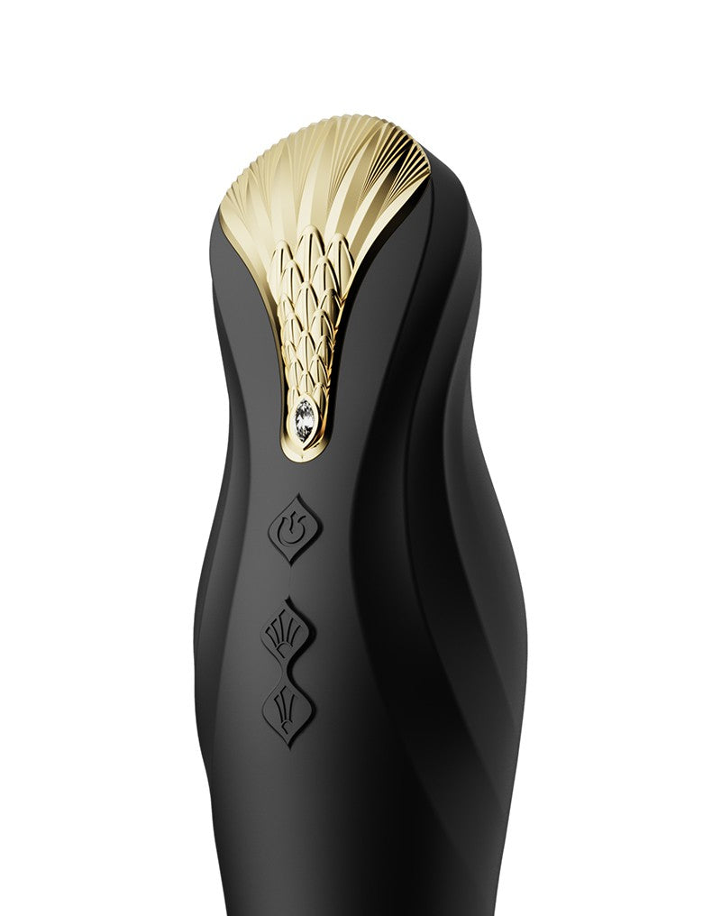 Zalo - King - Stotende Vibrator Met Powerthrust Technologie - Zwart
