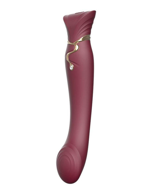 Zalo - Queen - PulseWave G-spot Vibrator - Robijnrood