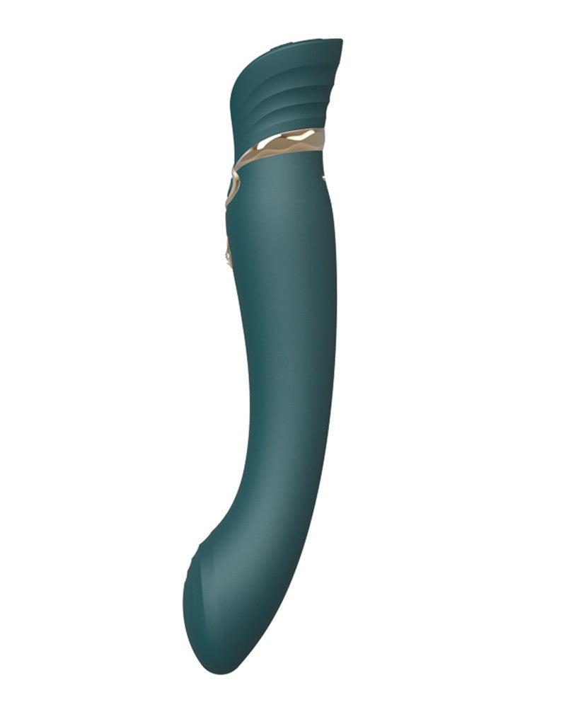 Zalo - Queen - PulseWave G-spot Vibrator - Smaragd Groen