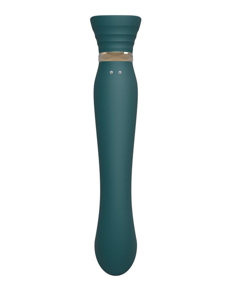 Zalo - Queen - PulseWave G-spot Vibrator - Smaragd Groen