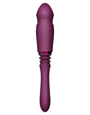 Zalo - Sesh - Verwarmende Stotende Vibrator met Afstandsbediening - Amethyst Paars