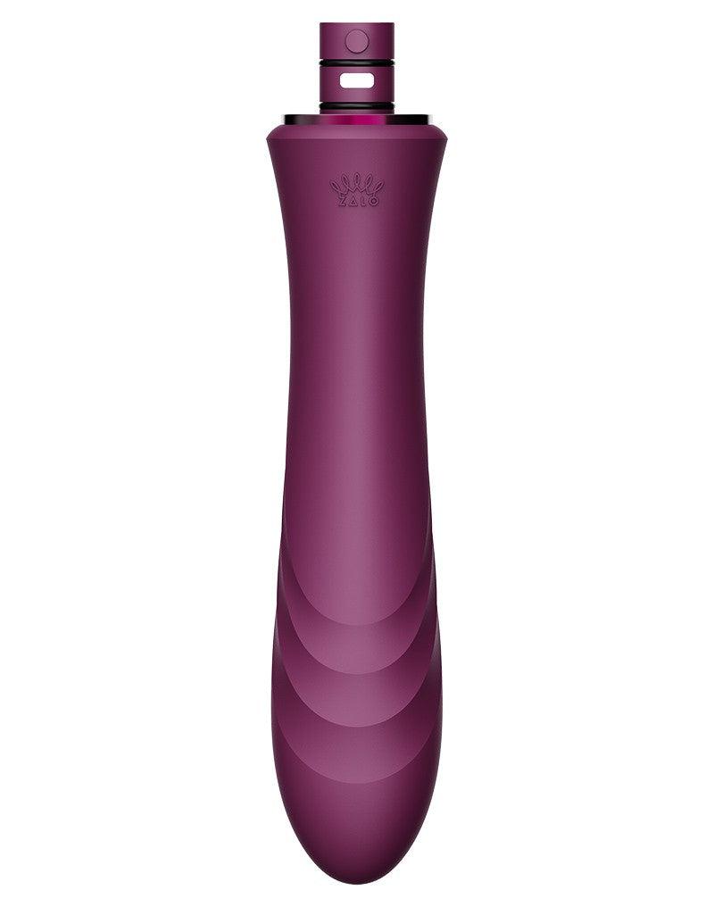 Zalo - Sesh - Verwarmende Stotende Vibrator met Afstandsbediening - Amethyst Paars