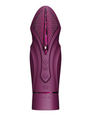 Zalo - Sesh - Verwarmende Stotende Vibrator met Afstandsbediening - Amethyst Paars