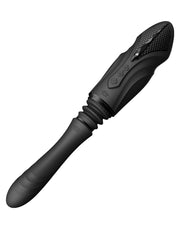 Zalo - Sesh - Verwarmende Stotende Vibrator met Afstandsbediening - Obsidian Zwart
