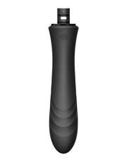 Zalo - Sesh - Verwarmende Stotende Vibrator met Afstandsbediening - Obsidian Zwart