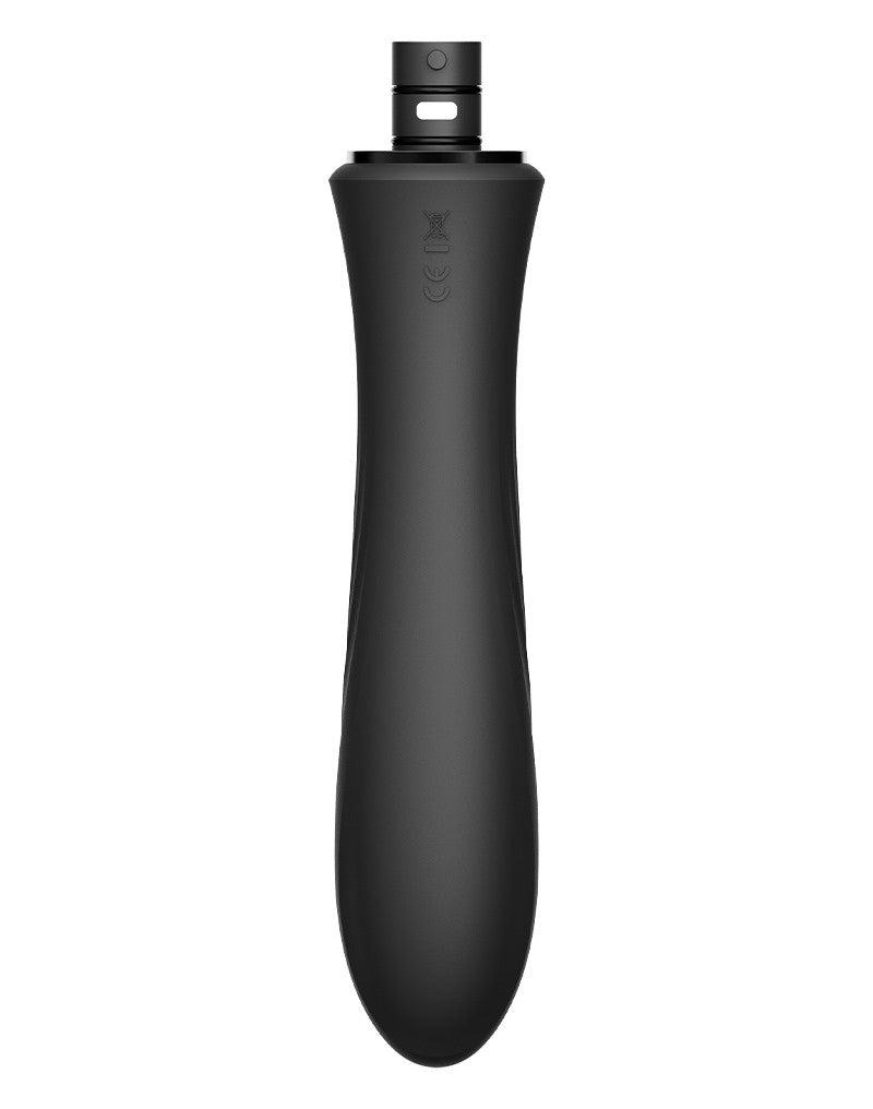 Zalo - Sesh - Verwarmende Stotende Vibrator met Afstandsbediening - Obsidian Zwart