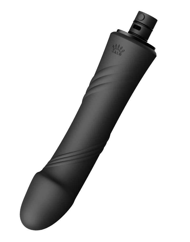 Zalo - Sesh - Verwarmende Stotende Vibrator met Afstandsbediening - Obsidian Zwart