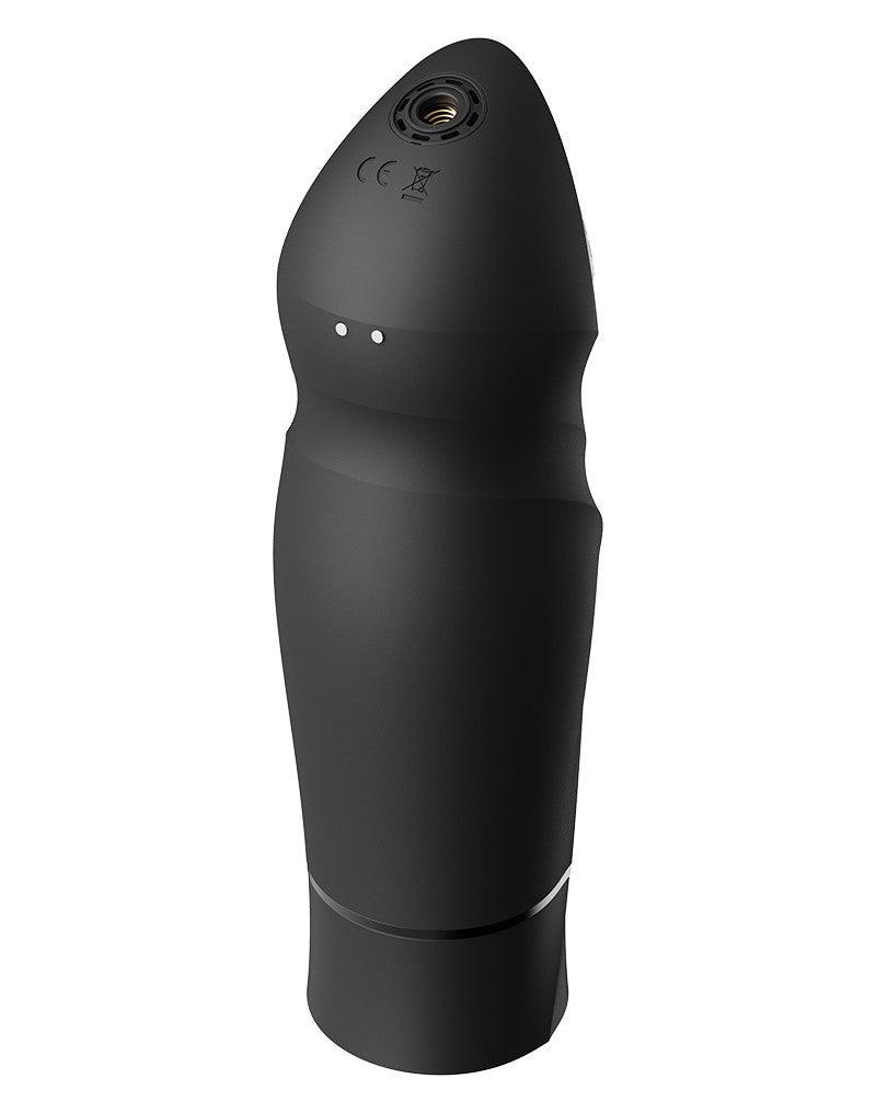 Zalo - Sesh - Verwarmende Stotende Vibrator met Afstandsbediening - Obsidian Zwart