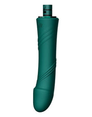 Zalo - Sesh - Verwarmende Stotende Vibrator met Afstandsbediening - Smaragd Groen