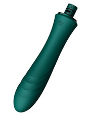 Zalo - Sesh - Verwarmende Stotende Vibrator met Afstandsbediening - Smaragd Groen