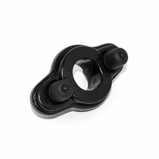 ZiZi - Bi-Turbo Vibrerende Cockring - Zwart