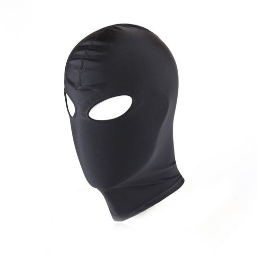 Kiotos - Zwarte BDSM Hood - Spandex Met Oogopeningen