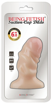 Being Fetish - PVC Dildo - 10 cm – Lichte Huidskleur-Erotiekvoordeel.nl