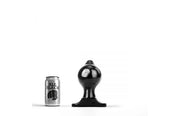 All Black Buttplug - Small/Medium/Large - PVC - Zwart