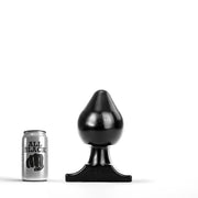 All Black Buttplug - Small/Medium/Large - PVC - Zwart