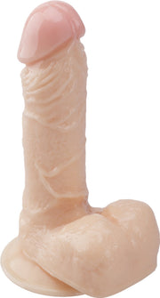 Deep Desire - Dildo met Zuignap - PVC - 21,5 cm - Lichte Huidskleur-Erotiekvoordeel.nl