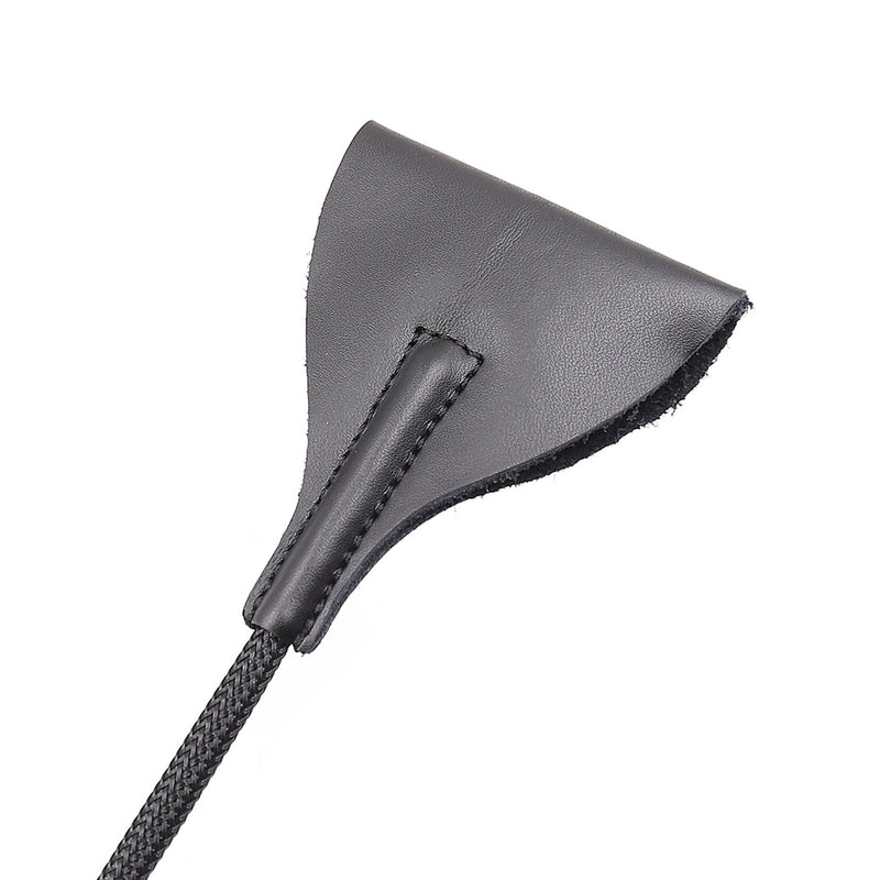 Smart Moves - Paardrijzweep met Brede Tip - 53 cm - Zwart-Erotiekvoordeel.nl