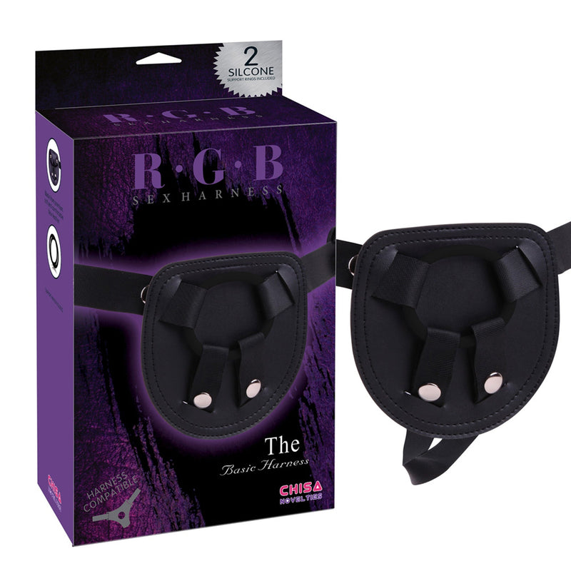 RGB - Strapon - Basic Voorbinddildo Harnasje - Zonder Dildo - Verstelbaar met D-ringen-Erotiekvoordeel.nl