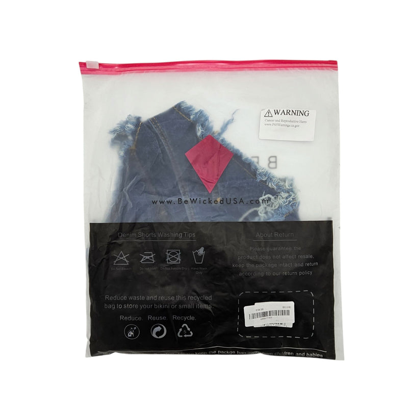 Be Wicked - Buns Out Cheeky - Shorts - Blauw