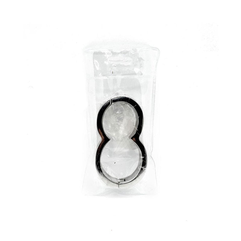 Black Label - Super 8 - Cockring en Scrotumring - RVS