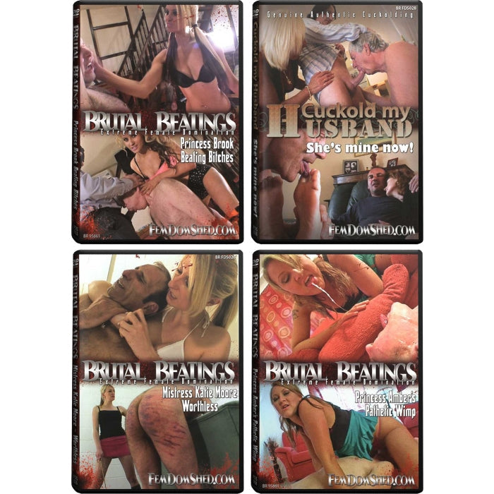 Erotische DVD - Femdom Shed A - 10 Pack-Erotiekvoordeel.nl